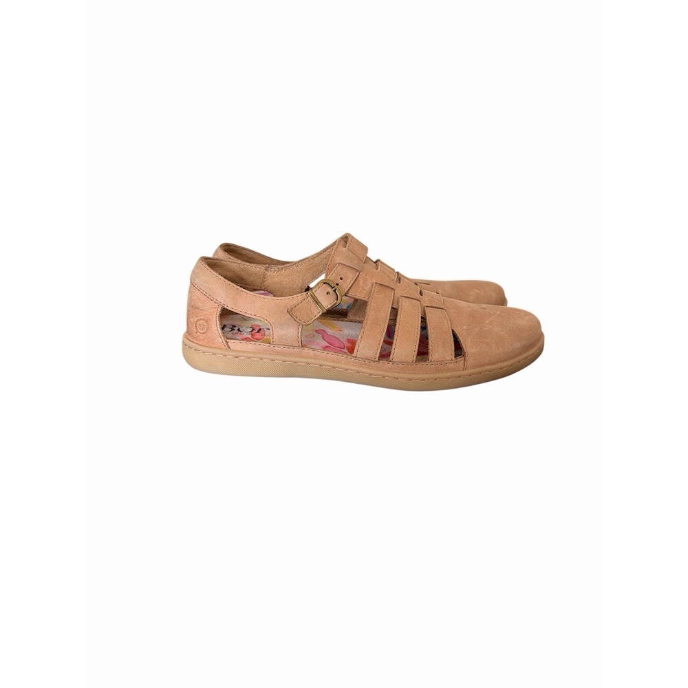 Born Seaster Fisherman Leather Sandals Flats Shoes Size 8.5 Outdoors Nautical